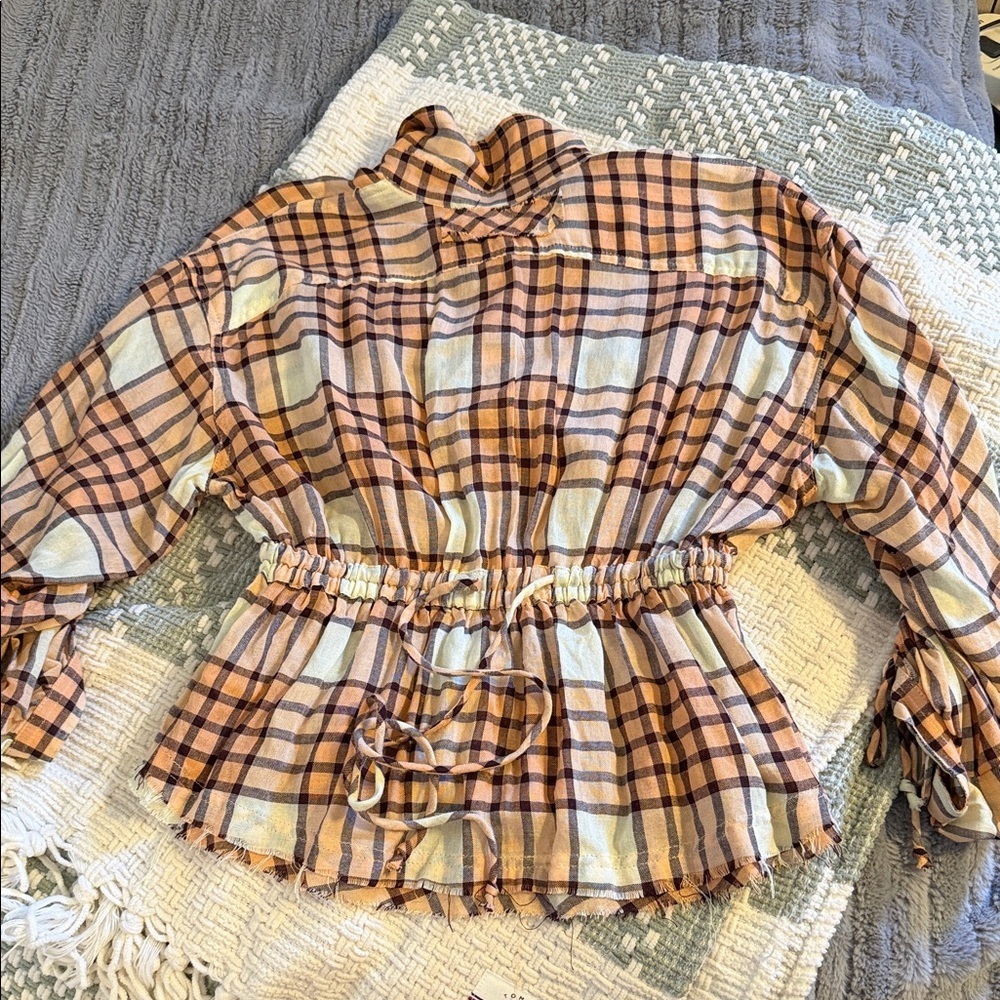 NWT Free People button up shirt - Picture 7 of 10